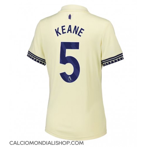 Maglie da calcio Everton Michael Keane #5 Seconda Maglia Femminile 2025-26 Manica Corta